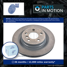 2x Brake Discs Pair Vented fits BMW X2 F39 2.0 Rear 2017 on 300mm Set Blue Print