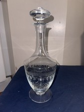 Vintage Needle Etched Glass