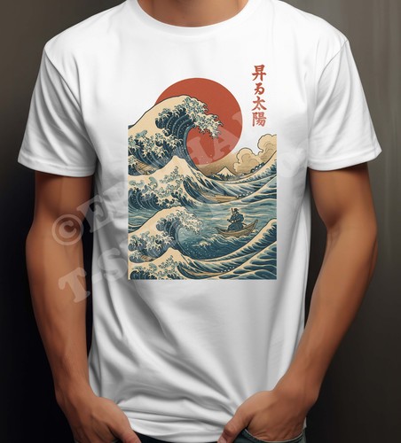 Mens shirt the - shirt, wave
