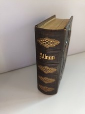 Antique Leather Photo Album