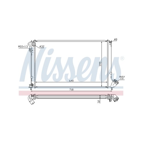 Nissens engine cooling - engine,