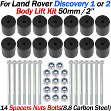 For Land Rover Discovery 1 or 2 Body Lift Kit 50mm / 2" 14 Spacers and Bolts Nut