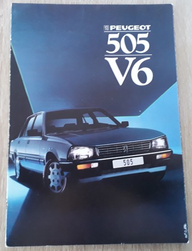Peugeot 505 saloon brochure - peugeot,