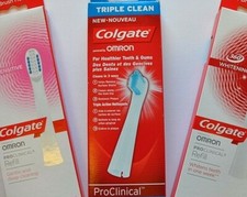 Colgate Omron Proclinical Sensitive/Triple Clean/ 360 Whitening Brush Heads  