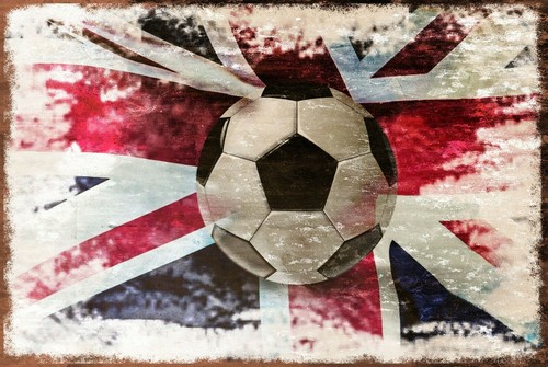 Football british flag - football, uk
