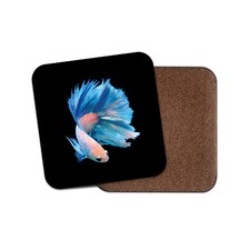Siamese fighting fish coaster - siamese,