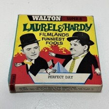 Laurel and Hardy - Perfect Day / Walton / Super 8 Movie Reel (BB1) Vintage
