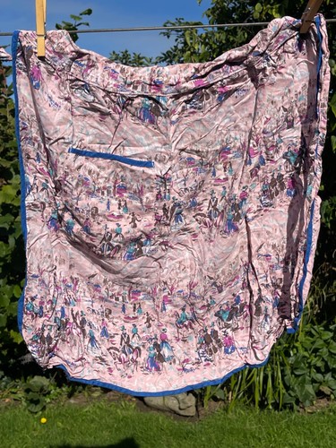 Womens vintage textile pink - textile,