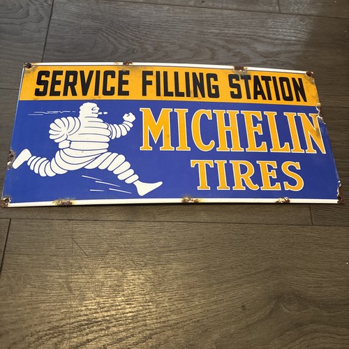Michelin enamel sign - sign,