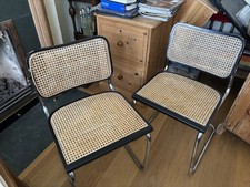 Two Vintage Cesca Dining Chairs