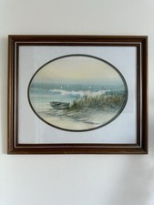Vintage Framed Seascape