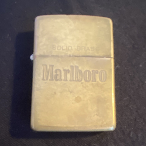 Zippo brass marlboro pocket - zippo,