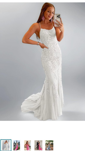 Wedding prom dress backless - wedding/prom,