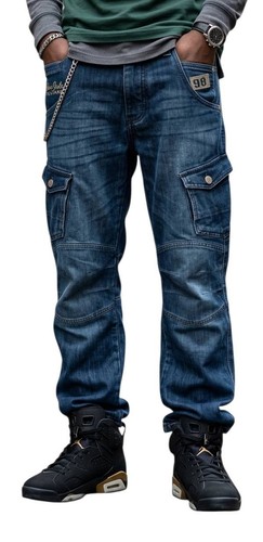 Peviani men cargo jeans - cargo,