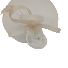 CREAM FASCINATOR Wedding