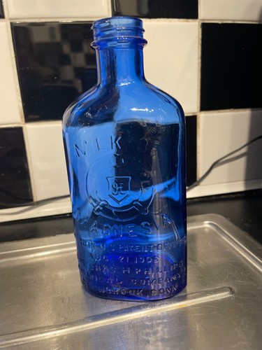 Milk magnesia bottle early - milk,