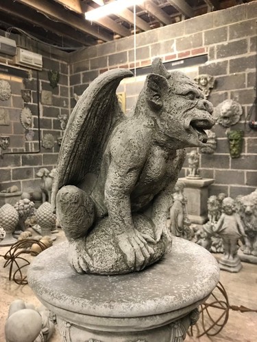 Gargoyle horns winged stone - gargoyle, 2