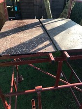 steel scaffolding tower used