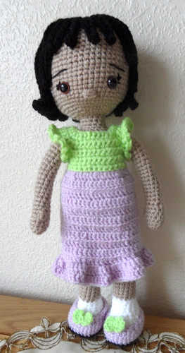 Doll handmade crochet - doll,