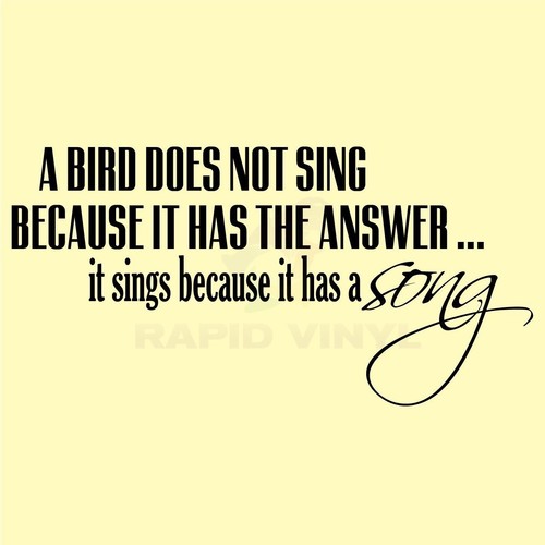 Bird does not - a,