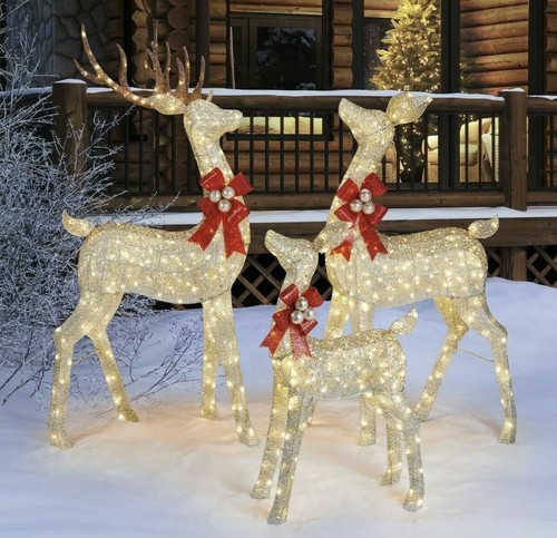 Christmas reindeer family set - christmas,