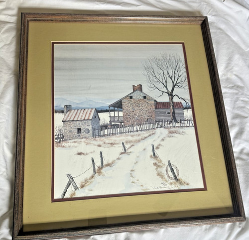 Framed signed linda patrick - framed,