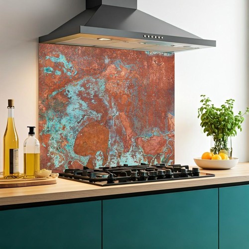 Printed glass kitchen - glass,