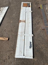 FORD TRANSIT DROPSIDE TIPPER REAR TAIL BOARD IN WHITE 400MM X 2060 ALUMINIUM