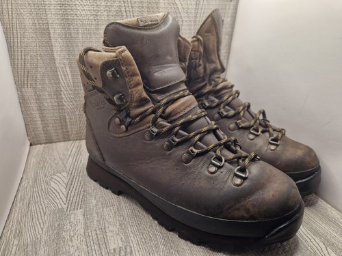 Altberg brown leather boots - leather,