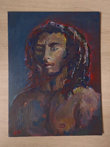 Handmade bob marley portrait - handmade,
