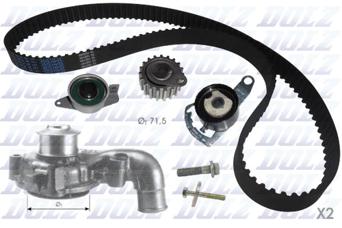 New water pump timing belt - water,