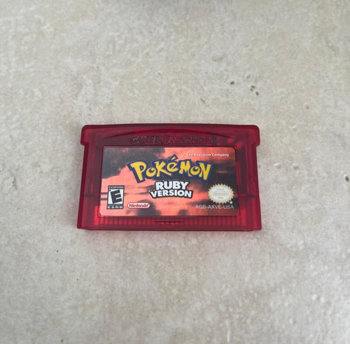 Game card ruby for - card, pokemon
