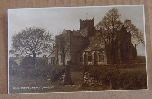 Postcard cartmel priory - postcard,