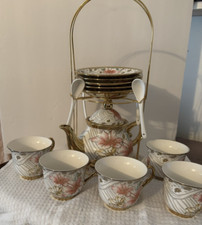 12 Piece Floral Gold Plated