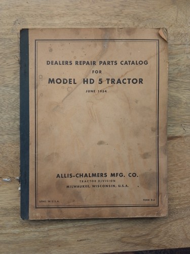 Allis chalmers hd5 tractor - hd5,