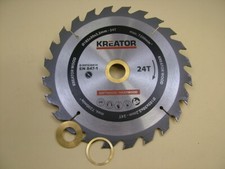 Circular saw blade wood rip cut carbide tipped 185mm 24 teeth,30/25.4/20/16 bore