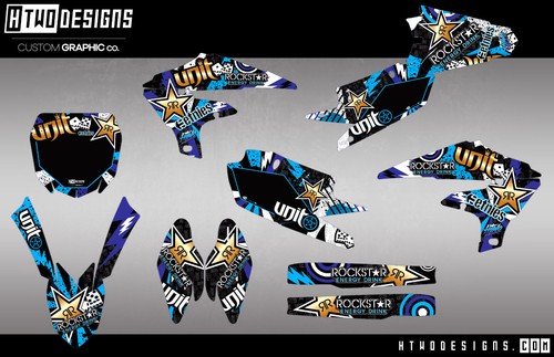 Yz250f graphic kit stickers - yz250f,