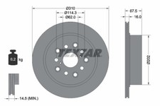 2x New Brake Disc for LEXUS:LS