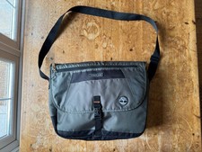 MENS TIMBERLAND GREEN MESSENGER BAG WORK LAPTOP SHOULDER STRAP TRAVEL