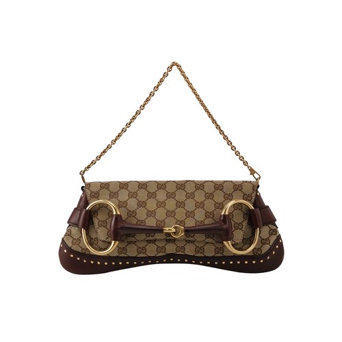 Auth gucci horsebit studded - horsebit,