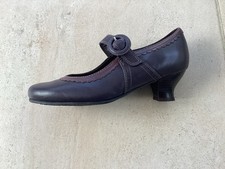 Hotter Calypso Comfort Concept Loganberry Leather Shoes, Size 5uk Or Eu 38