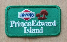 Vintage Irving Gas Oil Cloth Patch Prince Edward Island Canada