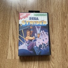 Sega Master System Strider Complete With Manual And Hang Tag