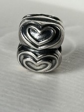 Pandora Double Heart Clip