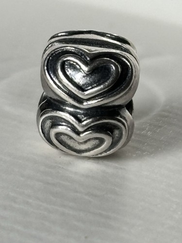Pandora double heart clip - pandora,