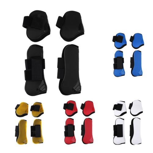 Horse open front boots - front,