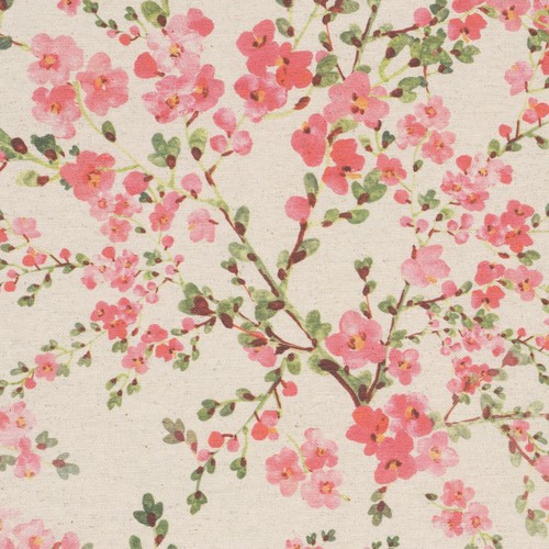 Extra wide blossom pink fabric - blossom,