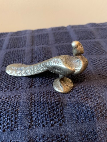 Vintage brass peacock - vintage, figurine