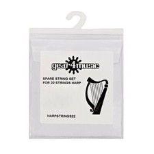 22 String Harp String Set by Gear4music