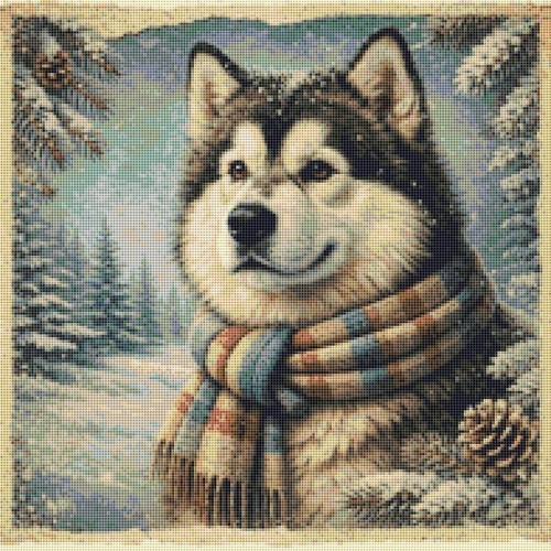Alaskan malamute puppy dog - puppy,